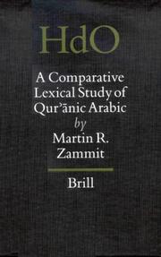 Cover of: A comparative lexical study of Qurʼānic Arabic by Martin R. Zammit
