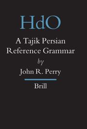 Cover of: A Tajik Persian reference grammar