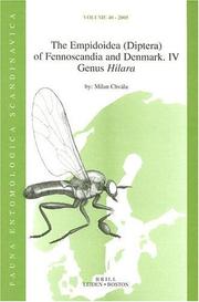 The Empidoidea (Diptera) of Fennoscandia and Denmark by Milan Chvála