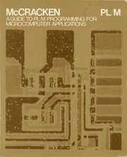 Cover of: A guide to PL/M programming for microcomputer applications by Daniel D. McCracken