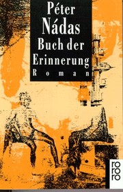 Cover of: Buch der Erinnerung