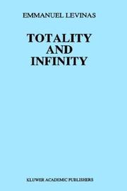 Cover of: Totalité et Infini: essai sur l'extériorité