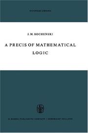 Cover of: A Precis of Mathematical Logic (Synthese Library)