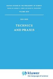 Cover of: Technics and praxis