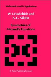 Cover of: Symmetries of Maxwell's equations