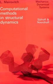 Cover of: Computational methods in structural dynamics