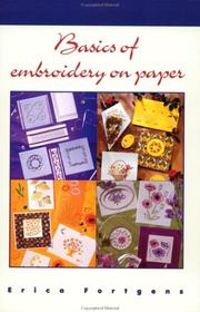 Cover of: Embroidery on Paper