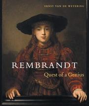 Cover of: Rembrandt: Quest of a Genius by Ernst van de Wetering