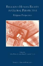 Cover of: Religious Human Rights in Global Perspective by Jr., John Witte