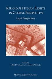 Cover of: Religious Human Rights in Global Perspective: Legal Perspectives