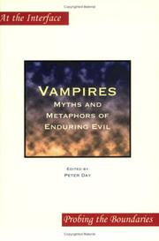 Cover of: Vampires: Myths and Metaphors of Enduring Evil (At the Interface/Probing the Boundaries 28) (At the Interface / Probing the Boundaries)
