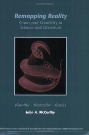 Cover of: Remapping Reality: Chaos and Creativity in Science and Literature (Goethe - Nietzsche - Grass) (Internationale Forschungen zur Allgemeinen und Vergleichenden ... & Vergleichenden Literaturwissenschaft)