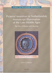 Cover of: Pictorial Invention in Netherlandish Manuscript Illumination of the Late Middle Ages by James H. Marrow