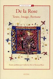 Cover of: De La Rose: Texte, Image, Fortune (Synthema)