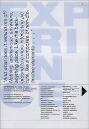 Cover of: Experience