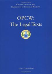 Cover of: OPCW:The Legal Texts