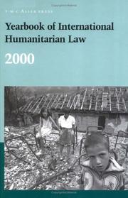 Cover of: Yearbook of International Humanitarian Law - Volume 3 2000