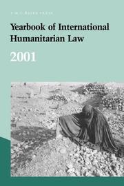 Cover of: Yearbook of International Humanitarian Law