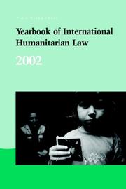 Cover of: Yearbook of International Humanitarian Law