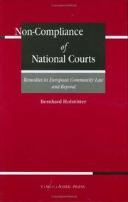 Non-compliance of national courts by Bernhard Hofstötter