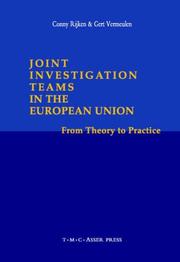 Cover of: Joint Investigation Teams in the European Union by 