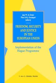 Cover of: Freedom, Security and Justice in the European Union by 