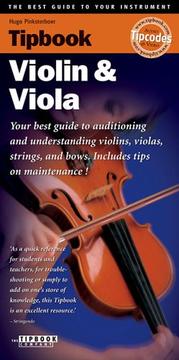 Cover of: Tipbook - Violin and Viola: The Best Guide to Your Instrument