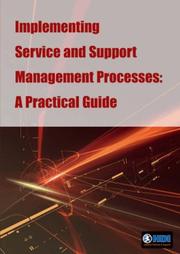 Cover of: Implementing Service And Support Management Processes by 