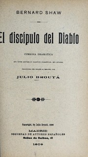 Cover of: El discípulo del diablo by George Bernard Shaw