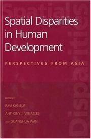 Cover of: Spatial disparities in human development: perspectives from Asia