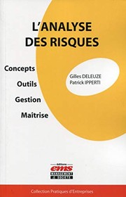 Cover of: L'analyse des risques by Gilles Deleuze, Patrick Ipperti
