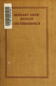 Cover of: Mensch und Übermensch by George Bernard Shaw