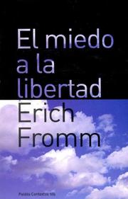 Cover of: El Miedo a la Libertad (Paidos Contextos)