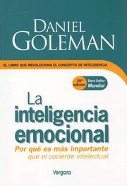 Cover of: La Inteligencia Emocional by Daniel Goleman