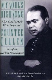 Cover of: My Soul's High Song: The Collected Writings of Countee Cullen, Voice of the Harlem Renaissance