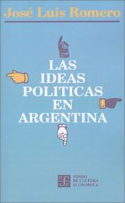 Cover of: Las Ideas Politicas En Argentina