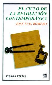 Cover of: El Ciclo De LA Revolucion Contemporanea (Coleccion Tierra Firme)
