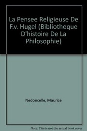 Cover of: La Pensee Religieuse de F.V. Hugel