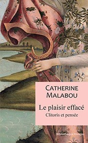Cover of: Le plaisir effacé: Clitoris et pensée