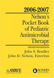 Cover of: Nelson's Pocket Book of Pediatric Antimicrobial Therapy, 2006-2007 Latest Edition!
