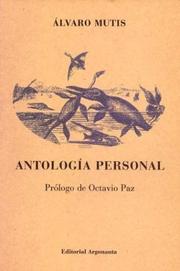 Cover of: Antologia Personal: Poesia (Biblioteca de poesia)