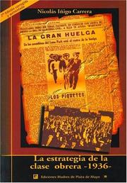 Cover of: La Estrategia de la Clase Obrera, 1936