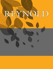 Cover of: Reynold: Personalized Journals - Write In Books - Blank Books You Can Write In