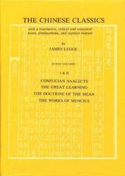 Cover of: The Chun Tsew With the Tso Chuen (Chinese Classics Series, Chi&Eng) by James Legge
