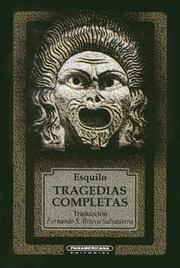 Cover of: Tragedias Completas