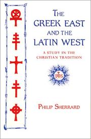 Cover of: The Greek East and the Latin West