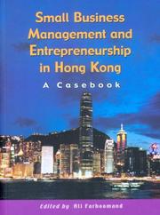 Cover of: Small Business Management And Entrepreneurship in Hong Kong by Ali Farhoomand