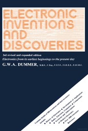 Cover of: Electronic inventions and discoveries: electronics from its earliest beginnings to the present day