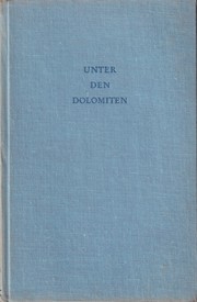 Cover of: Unter den Dolomiten