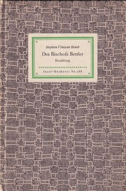 Cover of: Des Bischofs Bettler